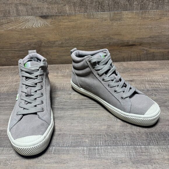 Cariuma Oca Gray Suede High Top Sneaker Women's Size 8.5 - Picture 6 of 7